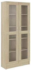 Skříňka s výklopnými dvířky, Imitace Sonoma, rozměry 82,5 x 30,5 x 185,5 cm, materiál: dřevovláknitá deska, hmotnost 47 kg, kód produktu: 802771