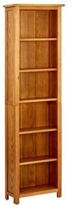 VidaXL Knihovna se 6 policemi 52x22x180 cm masivní dubové dřevo