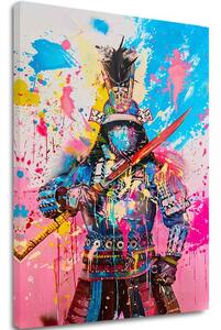 Obraz SAMURAI SPIRIT na plátně | dotaženo rukou umělce - 60x90 cm