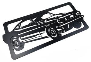 Dřevěná nástěnná dekorace Ford Mustang černý