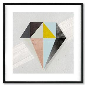 Nástěnný plakát Stín nebo hranice / Dan Johannson - 32x32 cm