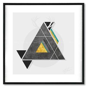 Nástěnný plakát Okamžitá abstrakce / Dan Johannson - 32x32 cm