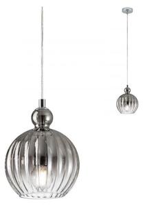 Redo 01-2063 - Lustr na lanku PLUMEN 1x/E14/40W/230V pr. 15 cm šedá