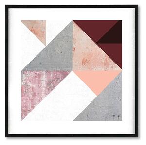 Nástěnný plakát Geometrický duch / Dan Johannson - 32x32 cm
