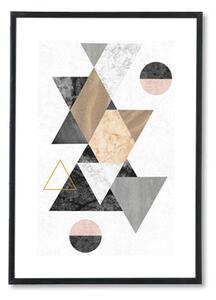 Nástěnný plakát Zlomená deformace / Dan Johannson - 21x30 cm