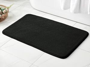 XPOSE® Koupelnová předložka s paměťovou pěnou SANDY - černá 40x60 cm