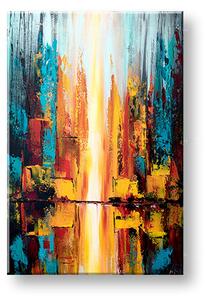 Malovaný obraz na stěnu ABSTRAKT 1 díl - 60x90 cm