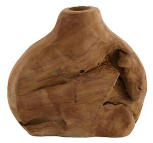 Váza z teakového dřeva natur