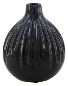 Váza keramická černo/modrá