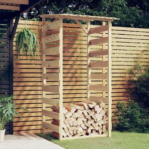 Pergola se střechou, rozměry 100x90x200 cm. Impregnované borové dřevo, vhodné do zahrady, na terasu nebo do venkovních prostor