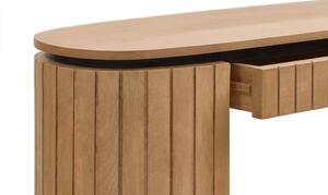 Konzolový stolek licia 120 x 60 cm přírodní
