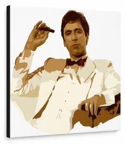 Ručně malovaný obraz POP Art AL PACINO 1 kus al35 - 50x40 cm