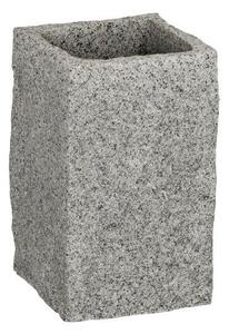 Wenko Granite kelímek na kartáčky šedá 20437100