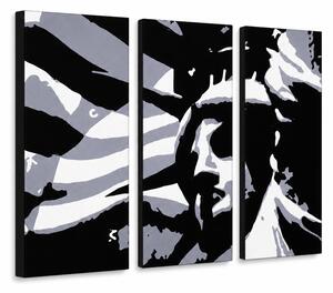 Ručně malovaný obraz POP Art Socha Svobody 3 díly fs2 - 60x40 cm