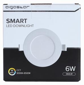 Aigostar - LED Stmívatelné podhledové svítidlo 6W/230V pr. 11,5 cm Wi-Fi