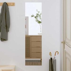 Zrcadlo na zeď, 30x100 cm, obdélníkové – bez rámu, skleněné, určené k montáži na zeď. Velké zrcadlo vhodné do chodby a líčidlo do ložnice, obývacího pokoje a koupelny