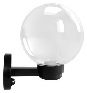 Brilagi - Venkovní nást. svítidlo se senz. HARBOR 1xE27/40W/230V IP33 černá/bílá