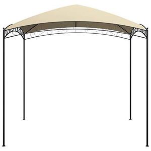 Pavilon 3x3, zahradní pavilon, pergola 3x3, pavilon se stříškou, pavilon 3x3x2,65 m, barva krémová, hmotnost 180 g/m²
