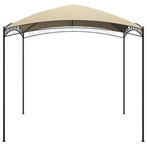 Pavilon 3x3, zahradní pavilon, pergola 3x3, pavilon se stříškou, pavilon 3x3x2,65 m, barva krémová, hmotnost 180 g/m²