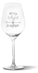 Sablio Sklenička na víno Moje tchyně je nejlepší: 49 cl