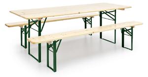 Dřevěný pivní set Farblos 2200 x 500 x 250 mm