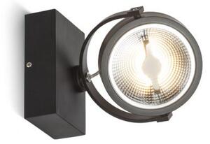 KELLY LED I nástěnná černá 230V LED 12W 24° 3000K - RED - DESIGN RENDL