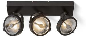 KELLY LED III nástěnná černá 230V LED 3x12W 24° 3000K - RED - DESIGN RENDL