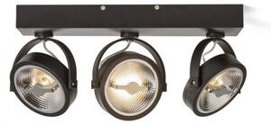 KELLY LED III nástěnná černá 230V LED 3x12W 24° 3000K - RED - DESIGN RENDL