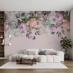 Fototapety Květinová stěna, Fototapety květiny, u39845v1 : uwalls.cz