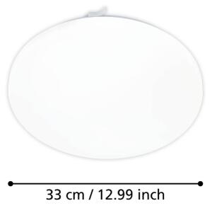 Eglo 75449 - LED Stropní svítidlo FRANIA-M LED/15,5W/230V 3000K pr. 33 cm bílá