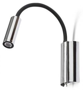 SHOW nástěnná černá chrom 230V LED 3W 3000K - RED - DESIGN RENDL