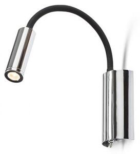 SHOW nástěnná černá chrom 230V LED 3W 3000K - RED - DESIGN RENDL