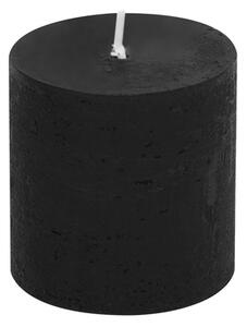 Svíčka válec RUSTIC černá 5 cm