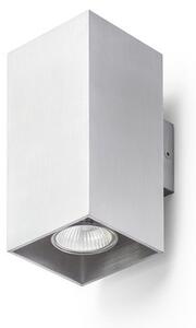 AGATE II nástěnná česaný hliník 230V GU10 2x35W - RED - DESIGN RENDL