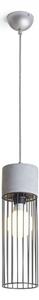 BURTON závěsná beton 230V E27 42W - RED - DESIGN RENDL