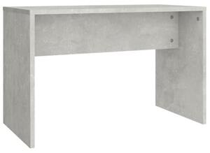 Kosmetický stolek v betonově šedé barvě s LED osvětlením, včetně zrcadla a taburetu, rozměry 60 x 40 x 140 cm, vyrobený z vícevrstvého dřeva a akrylu, ideální do ložnice