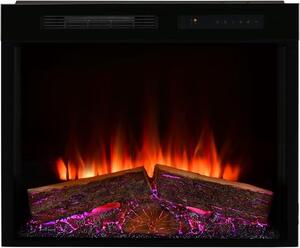 Spark 28" Elektrický krb – nástěnný krb – LED elektrický krb s topným výkonem 2 kW – efekt plamene Optiflame, regulovatelná rychlost a intenzita plamene – časovač a dálkové ovládání