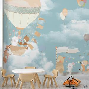 Fototapety Roztomilá zvířata, Fototapety dětské, Fototapety balónová, u99004 : uwalls.cz