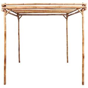 Pergola z bambusu, rozměry 170x170x220 cm, vhodná do zahrady, na terasu nebo do venkovních prostor