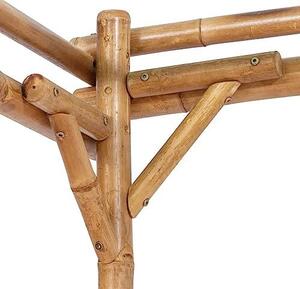 Pergola z bambusu, rozměry 170x170x220 cm, vhodná do zahrady, na terasu nebo do venkovních prostor