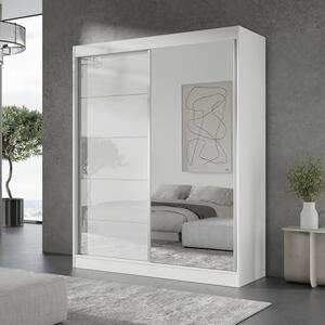 Zrcadlová skříňka Como 2D2L, bílá, šířka 120 cm