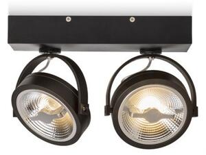 KELLY LED II DIMM nástěnná černá 230V LED 2x12W 24° 3000K - RED - DESIGN RENDL