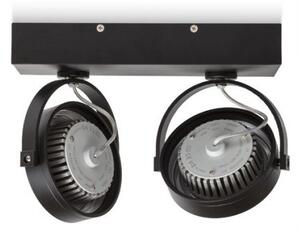 KELLY LED II DIMM nástěnná černá 230V LED 2x12W 24° 3000K - RED - DESIGN RENDL