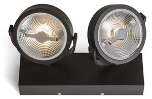 KELLY LED II DIMM nástěnná černá 230V LED 2x12W 24° 3000K - RED - DESIGN RENDL