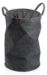 KELA Taška na prádlo Fay filc tmavě šedá 50,0 cm 33,0 cm KL-24491