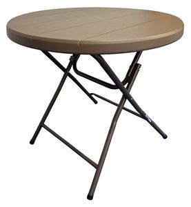 TENTino Kavárenský stolek nízký 80 cm - IMITACE DŘEVA