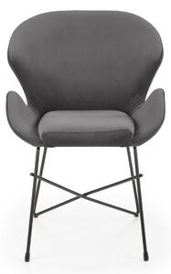 Jídelní židle SCK-458 šedá/černá