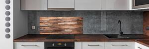 Panel do kuchyně Dřevěná stěna pksh-65795842
