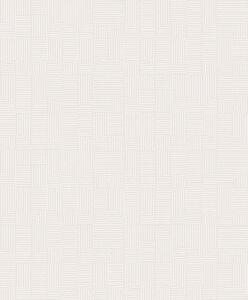 Bílá geometrická vliesová tapeta na zeď, ILA402, Aquila, Khroma by Masureel