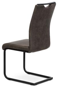 Jídelní židle ELSA tmavě šedá/černá